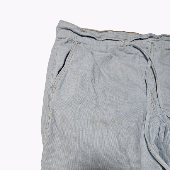 Universal Thread Wide Leg Paper Bag Jeans Womens Size 4 Light Wash Denim Pants - Picture 6 of 7